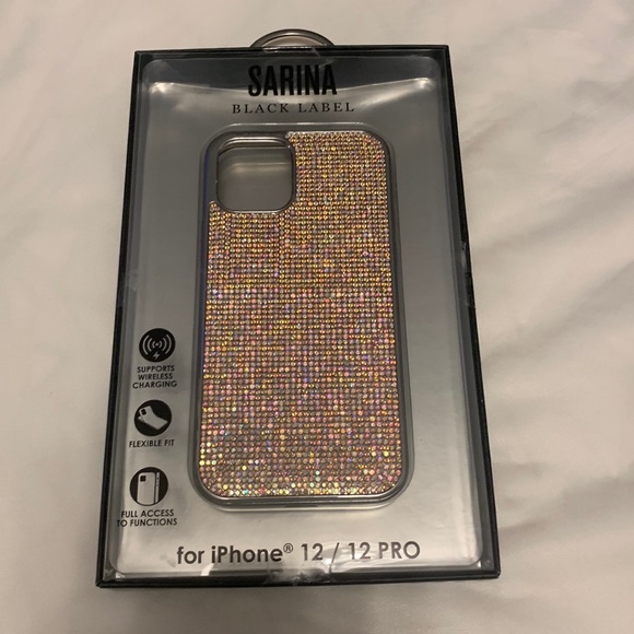 Bedazzled iPhone 12/12 Pro Case - Picture 1 of 2